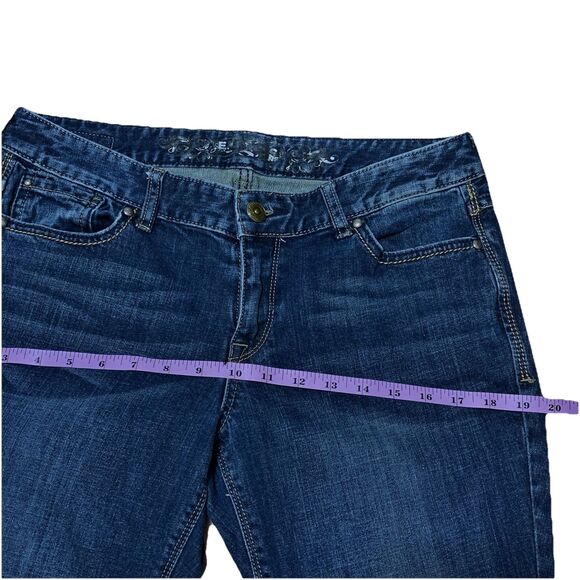 Express Skinny Curvy Jeans Women's Size 8R Blue Medium Wash Mid-Rise 5-Pocket - Picture 6 of 11